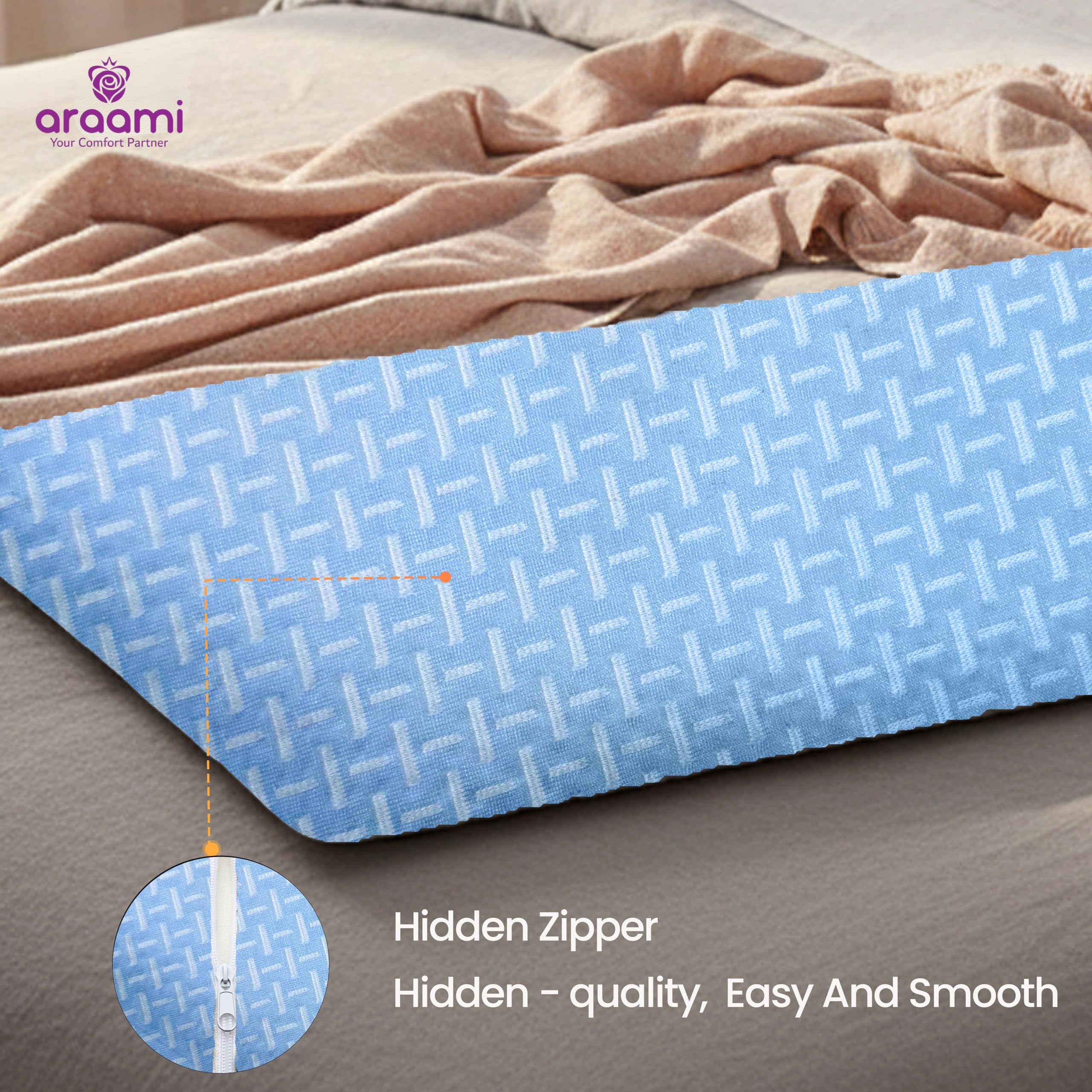 Araami Memory Foam Pillow - Slim & Supportive -3