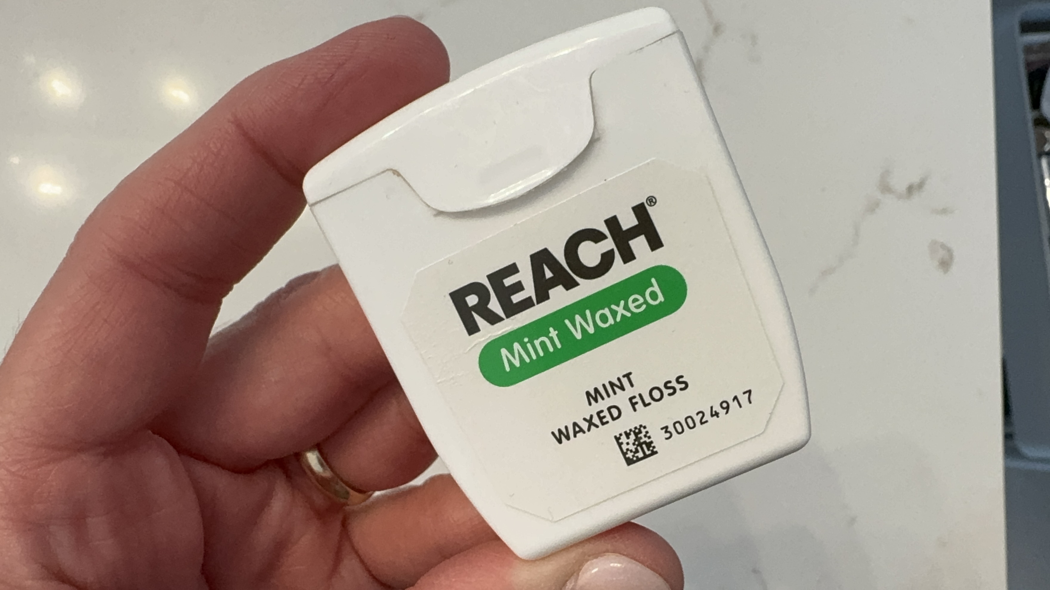 Watch REACH Waxed Mint Dental Floss Shred Resistant 55 Yards on