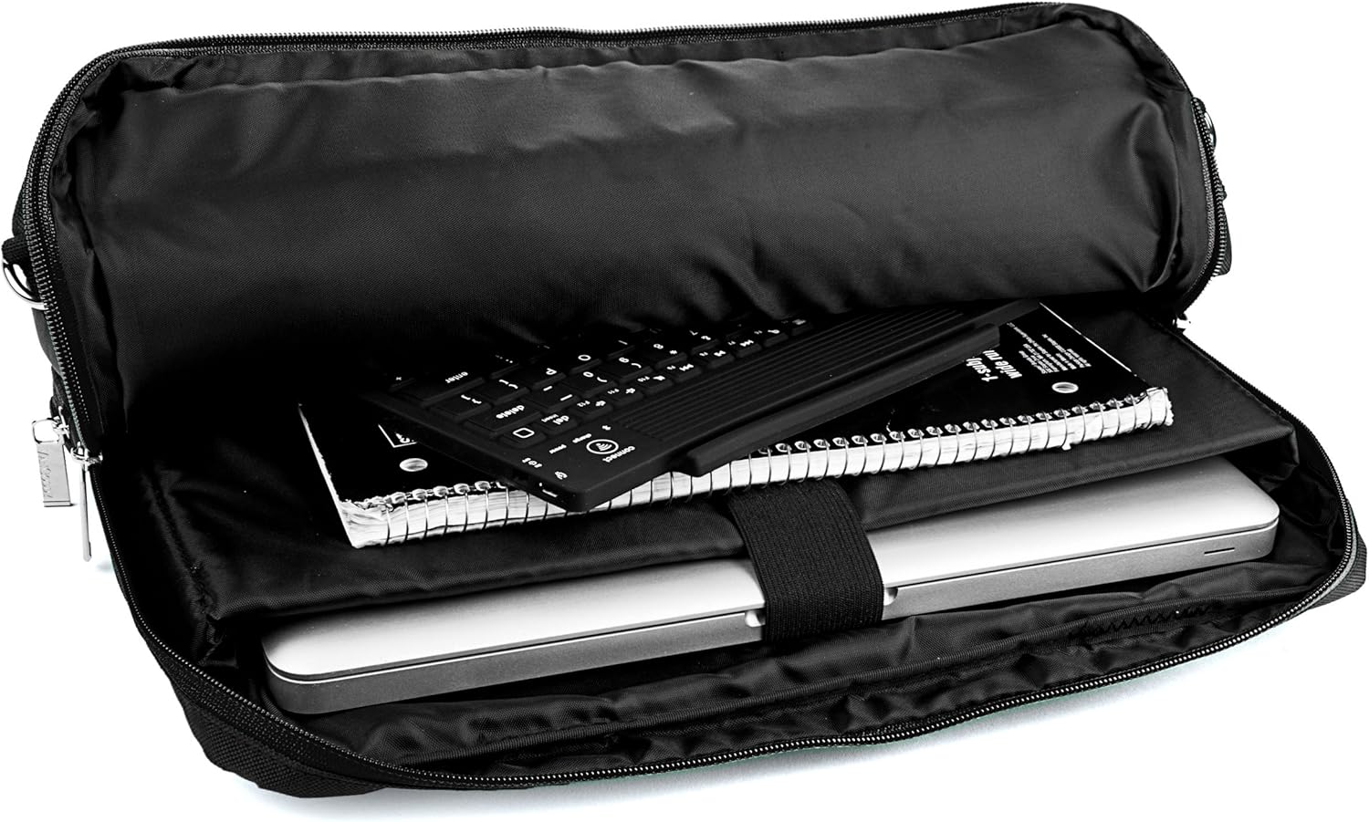 2-in-1 Laptop Backpack Messenger Briefcase Bag for Surface Laptop 4 3 13.5", Pro X 13" 7 12.3", Laptop Go 12.4" (Black)