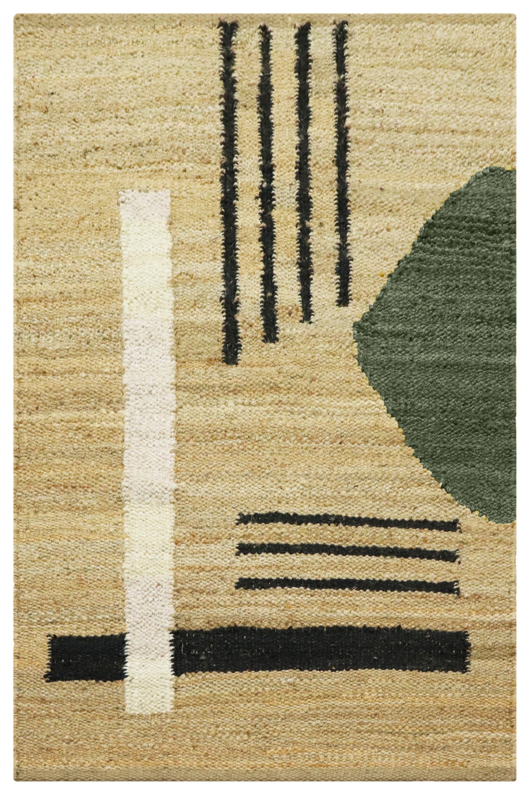 Tapis de couloir en jute antidérapant et lourd 51x152 cm anti-usure