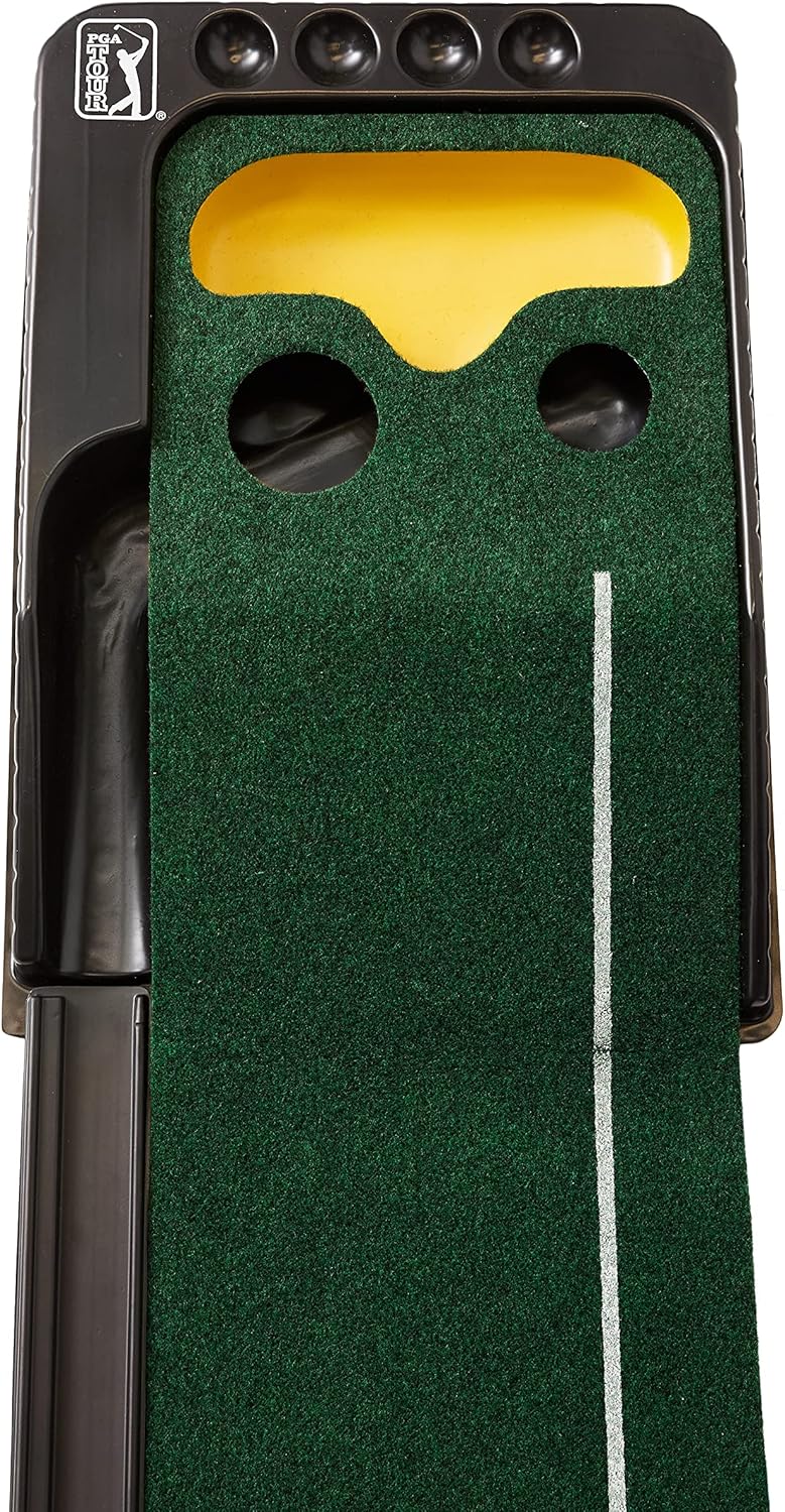 PGA TOUR Unisex 9ft Putting System, Caviar, One Size