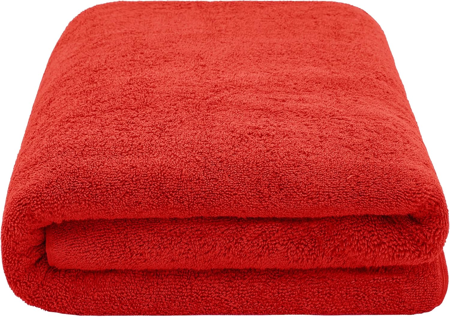  100%  Turkish Towel, Soft Absorbent Quick Dry, 40x80 Oversized Bath Sheet Towel, Red thumbnail