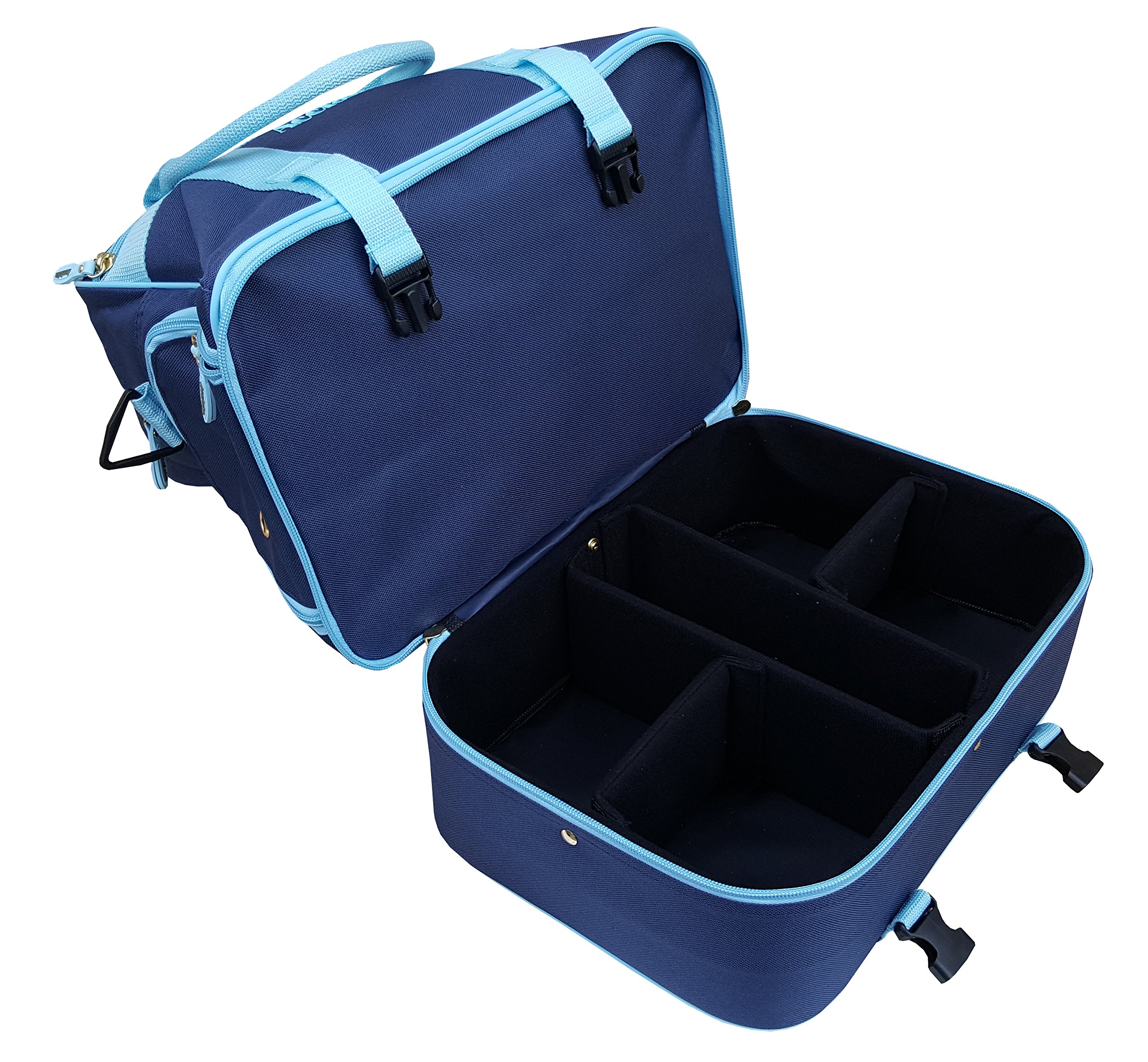 Farne Borsa da bocce, può contenere quattro bocce, in nylon, verde prato