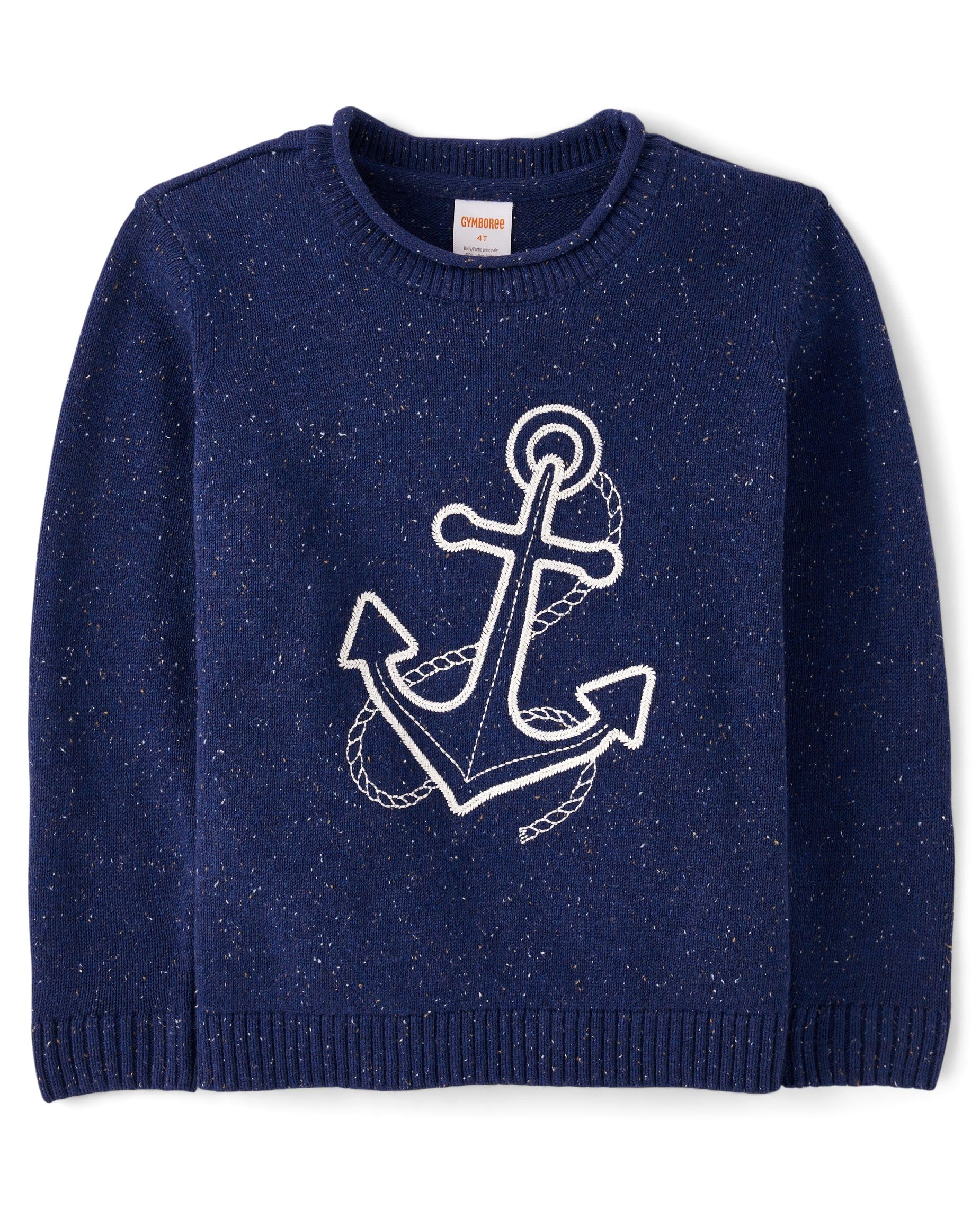 Gymboree Boys' and Toddler Embroidered Pullover Sweater