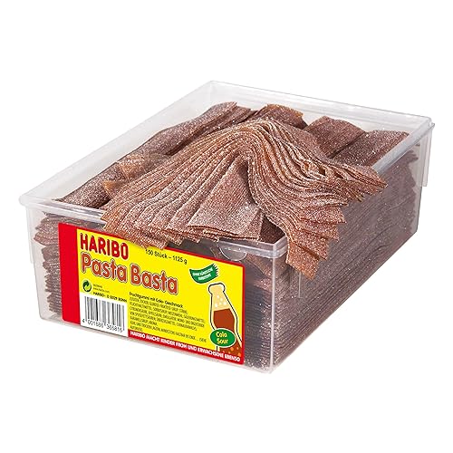 Haribo Pasta Basta Cola sauer Fruchtgummi 150 Stück - cola - 1.12 kg (1er Pack)