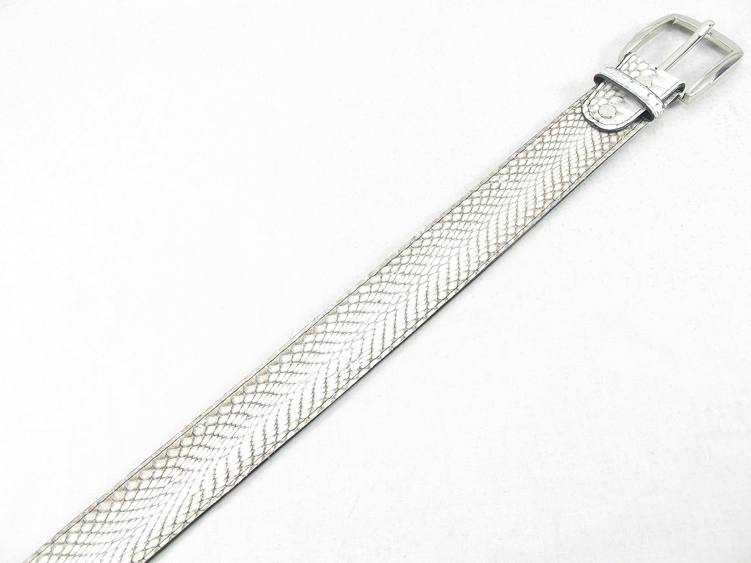 Genuine Cobra Snake Skin Men's Belt 46" - Image 3