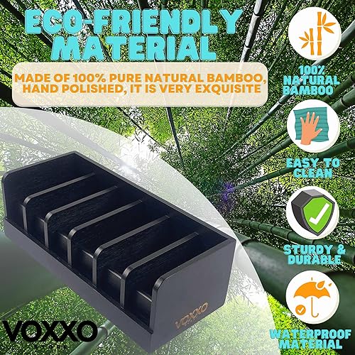 Miniatura 5 de Organizador de cinturón de bambú, organizador de cinturón para cajón, organizador de almacenamiento de cinturón, organizador de cinturón para