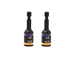 Malco MSHC1 2 in. C-RHEX Cleanable, Reversible Magnetic Hex Drivers (5/16″ and 3/8″)- 2 Pack