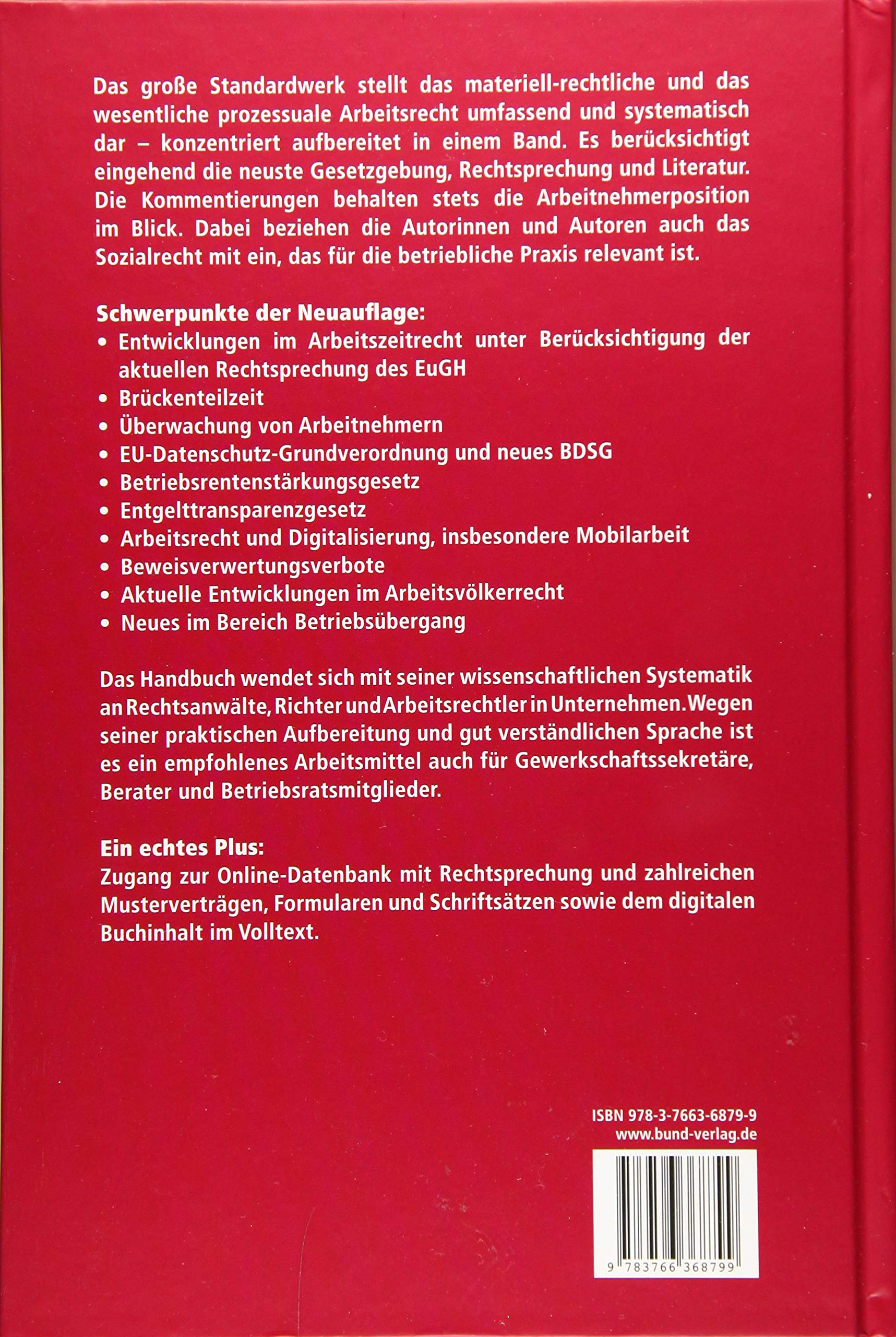 Arbeitsrecht: Handbuch für die Praxis