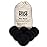 Molly\'s Suds Wool Dryer Balls | XL, Premium Organic Fabric Softener, Hypoallergenic, Hand-Felted, Reusable, Reduce Drying Time | Black, Set of 6