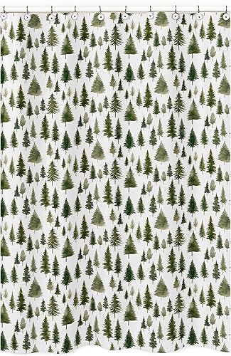 Miniatura 24 de Sweet Jojo Designs Cortina de ducha moderna azul y verde del dinosaurio de los niños de la tela del baño de los niños Dinosaurio azul