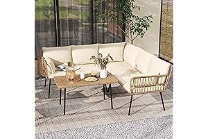 DWVO 4-Piece Boho Outdoor Patio Furniture Set