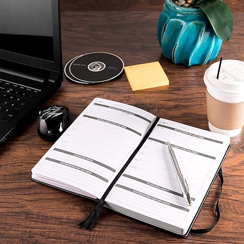 Miniatura 7 de clásico  Para dar gracias, anotar logros, etc., planificador mensual, diario y semanal Lograr metas, aumentar la productividad, aumentar la