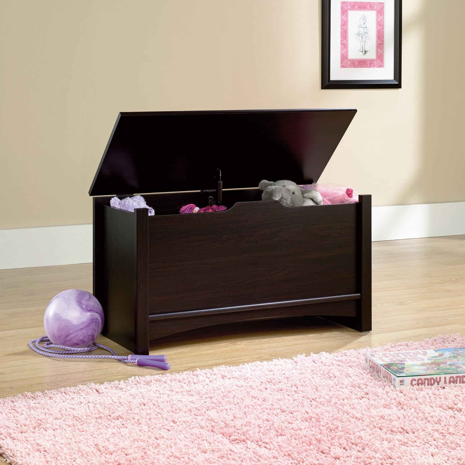 Sauder Shoal Creek Storage Chest, Jamocha Wood finish : Home & Kitchen