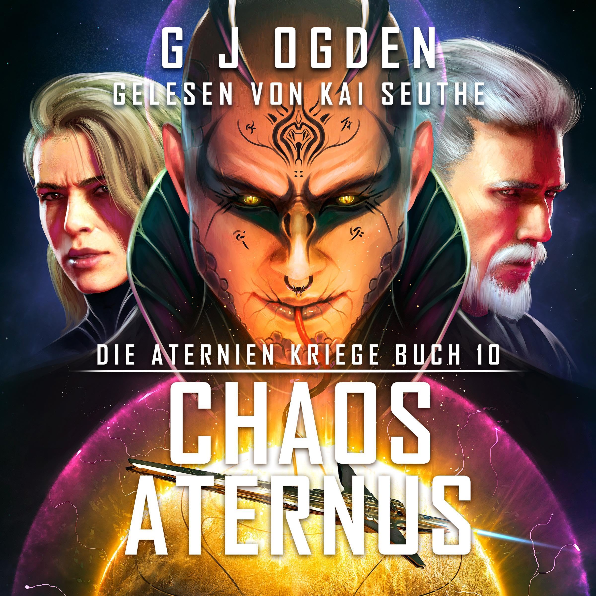 Cover art for Chaos Aternus: Eine epische Mischung aus Space Opera und militaristischer Science-Fiction (Die Aternien Kriege, 10)
