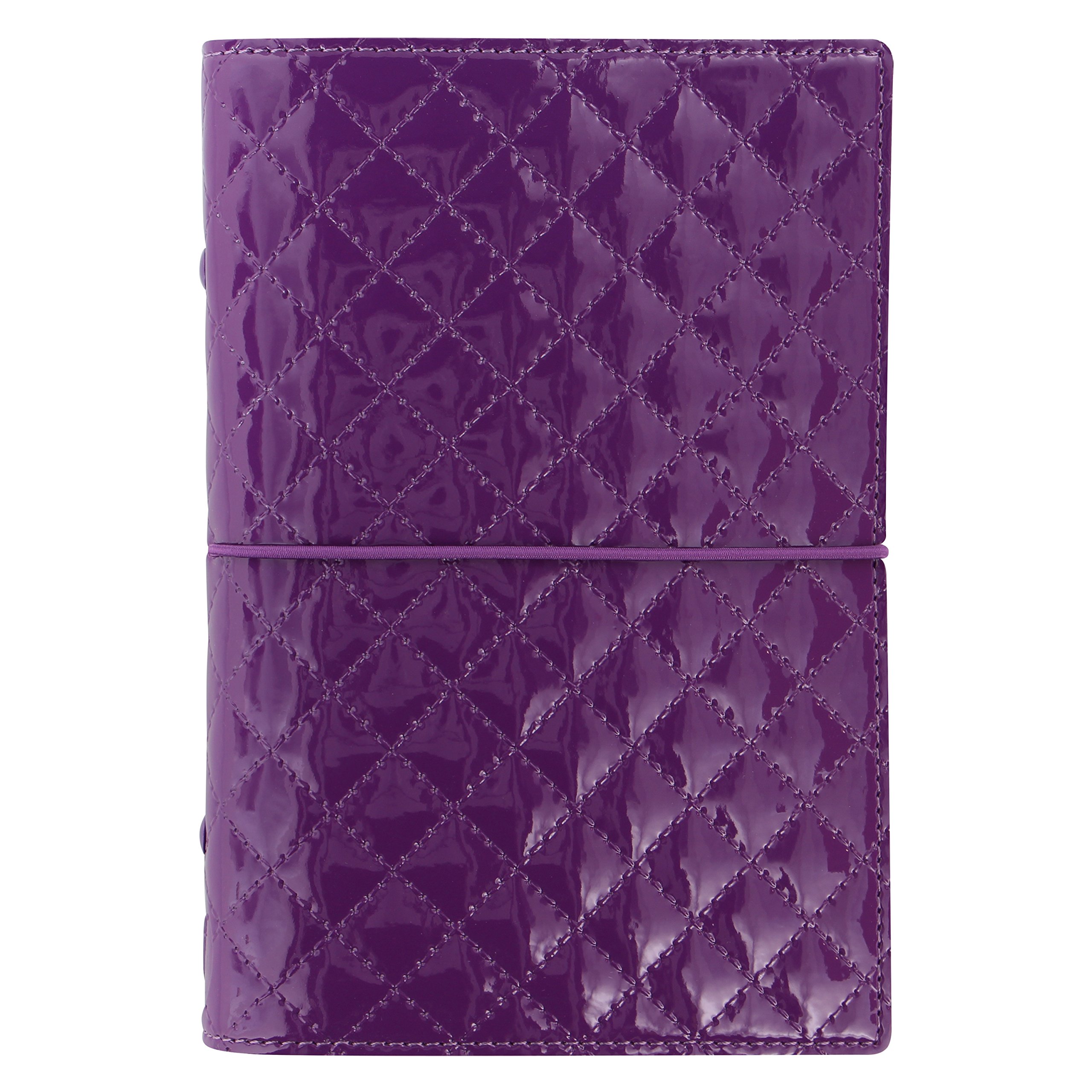 Filofax Domino Luxe Organizer Personal Size Purple - View #3