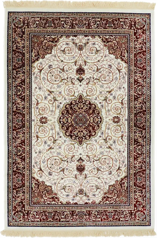 Tapete Casa Encanto Belga Essence Classico Design 007 Grande Decorativo Premium Tecido Toque Aveludado Design Tradicional Requinte Ambiente Interno Durabilidade Exclusiva (140x200)