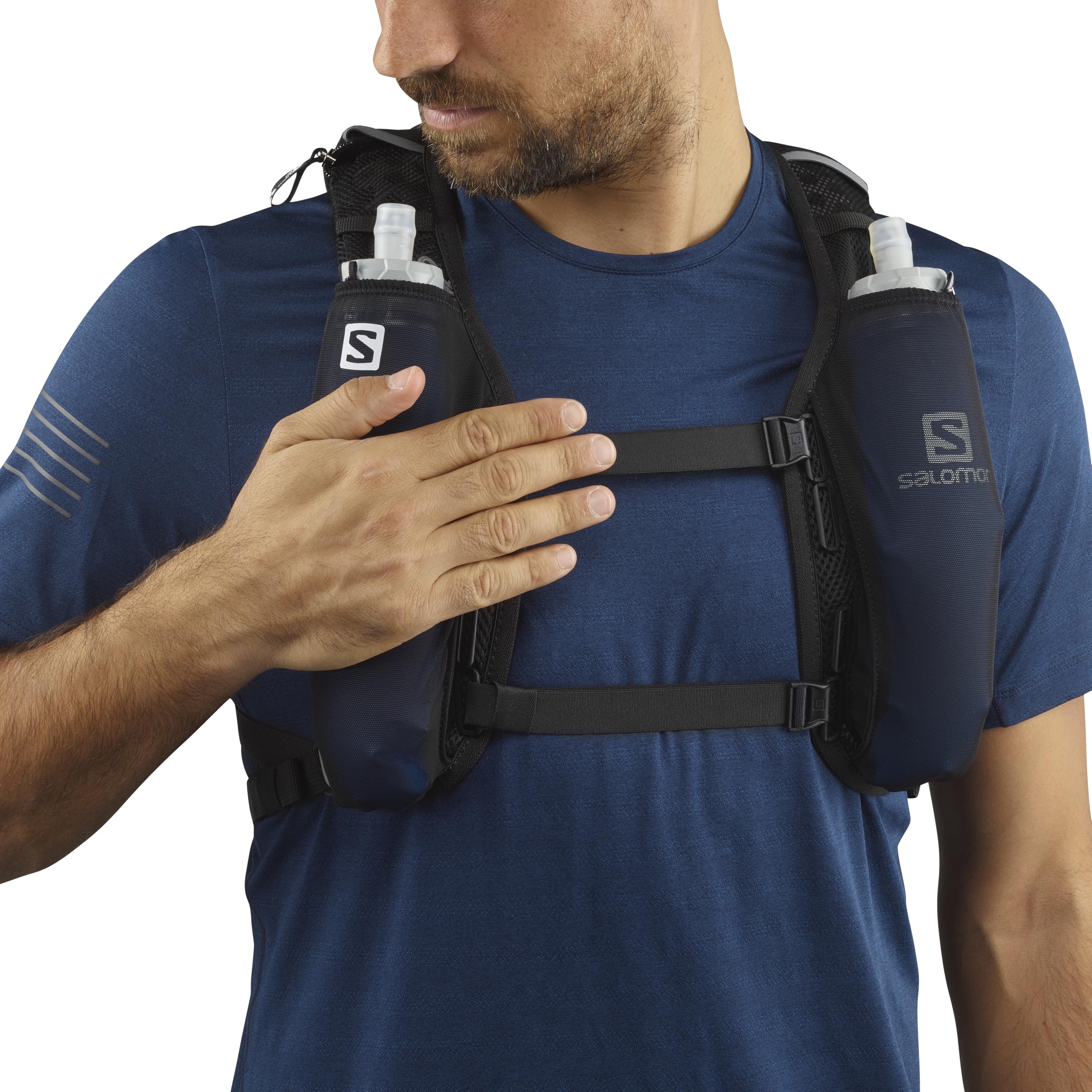Salomon Agile 6 Gilet Unisex per Idratazione Trail Running Escursionismo MTB, Comfort dinamico, Accesso rapido, Versatilità
