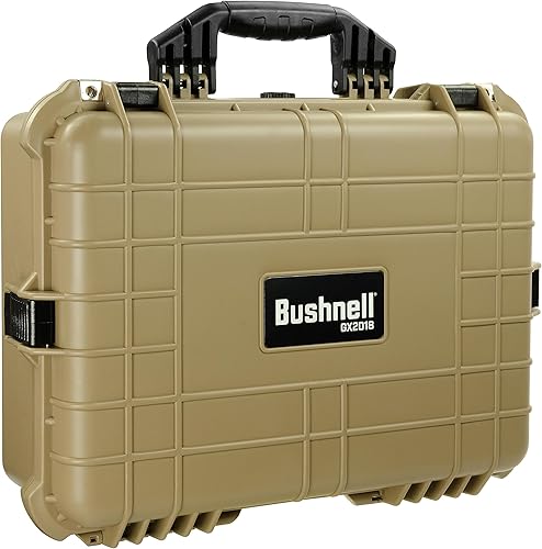 Miniatura 3 de Bushnell Funda rígida impermeable grande de 20 pulgadas para binoculares, óptica, equipos, a prueba de golpes y listo para la TSA (bronceado)