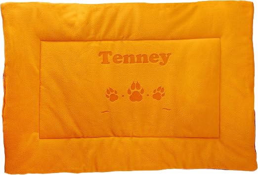 Personalized Dog Mat, Gifts for Dogs, Dog Crate Cushion,Super Soft Pet Sofa Cats Bed,Self Warming and Breathable Pet Bed Premium Bedding (L(22X34in))