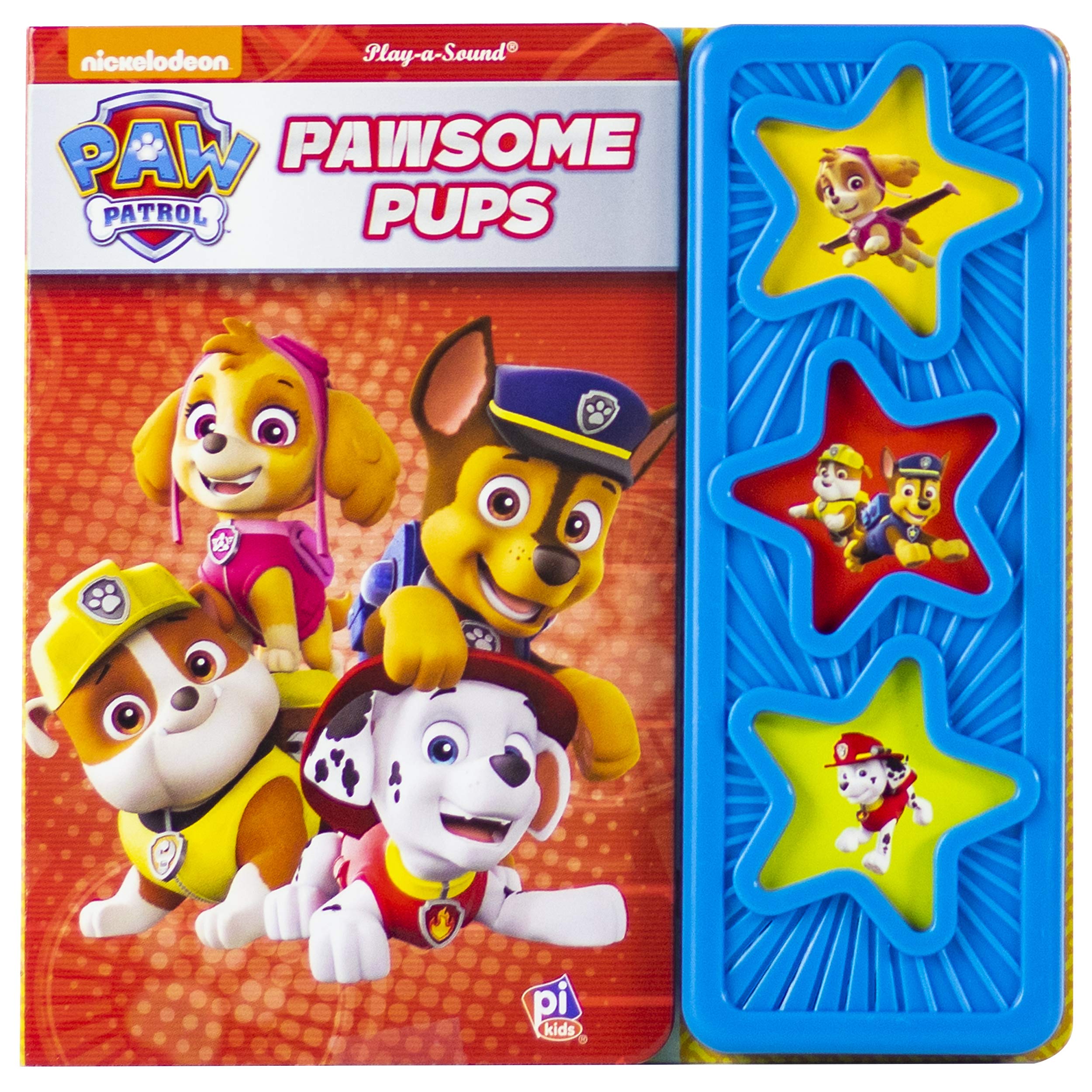 Nickelodeon PAW Patrol PAWSOME Pups 3 Button Star Sound Book PI Kids
