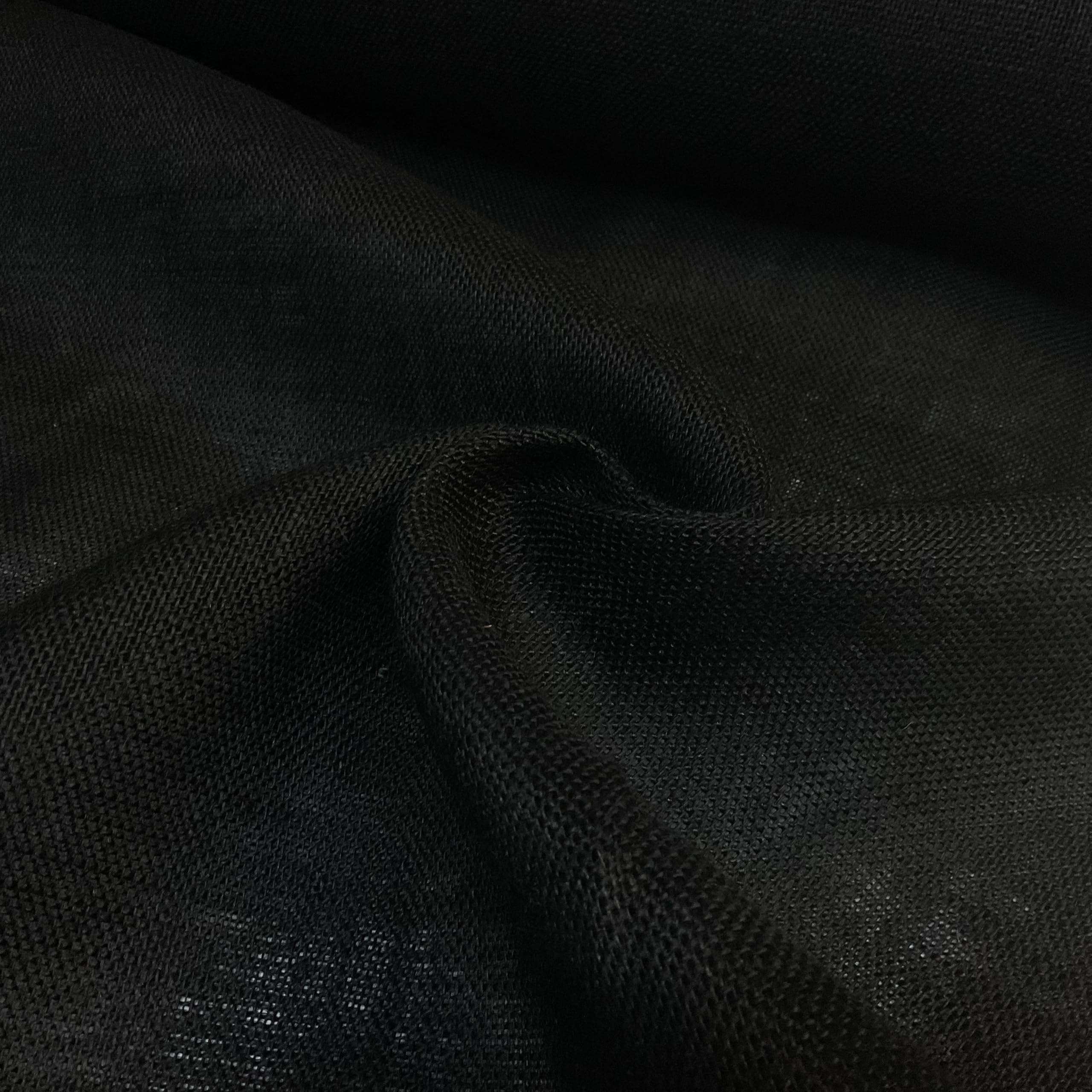 Black Hessian Jute Fabric, Burlap Textile for Bags and Sacks (10 Metre Pack)