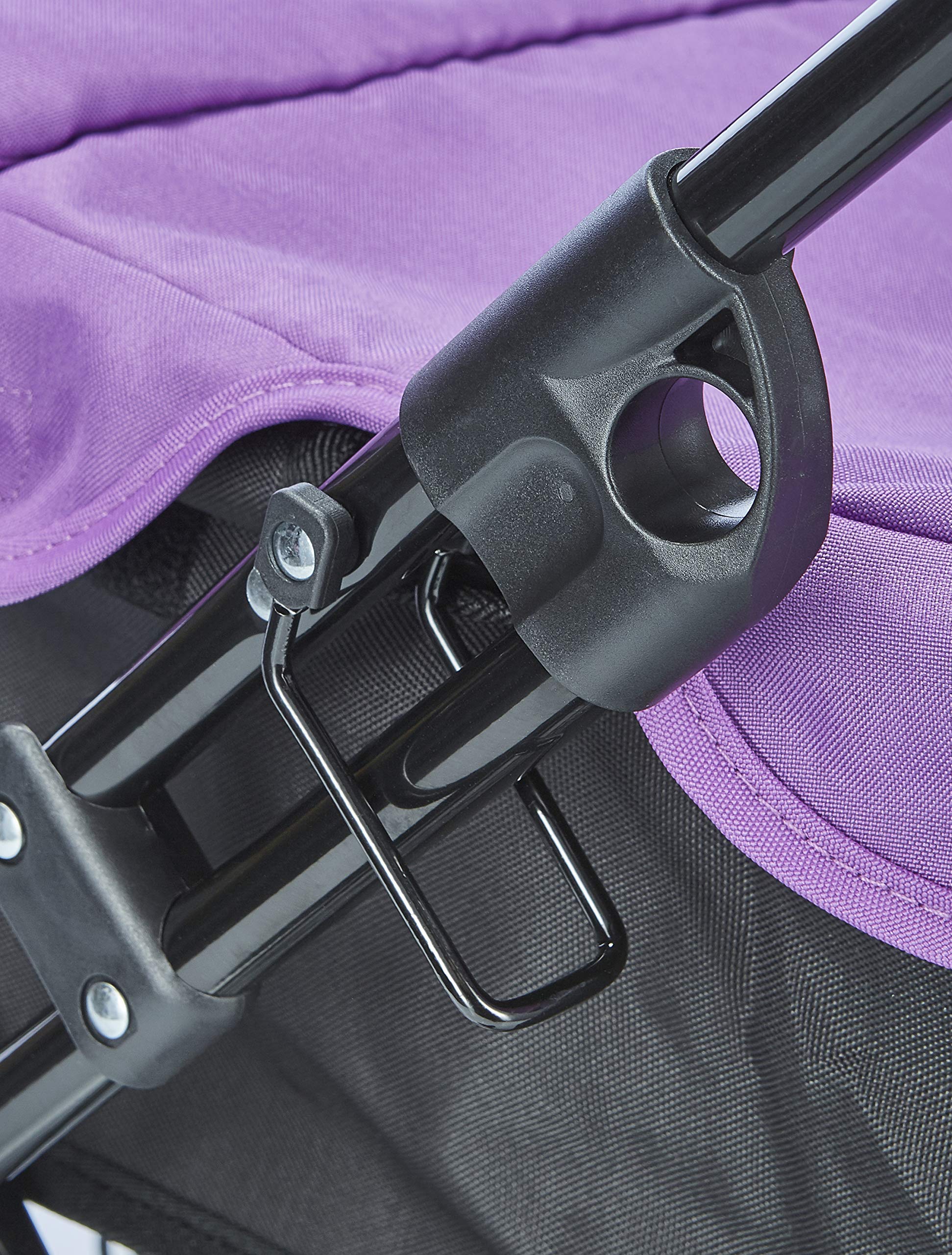 Molly Dolly Deluxe Dolls Pram with Adjustable Handle Height for