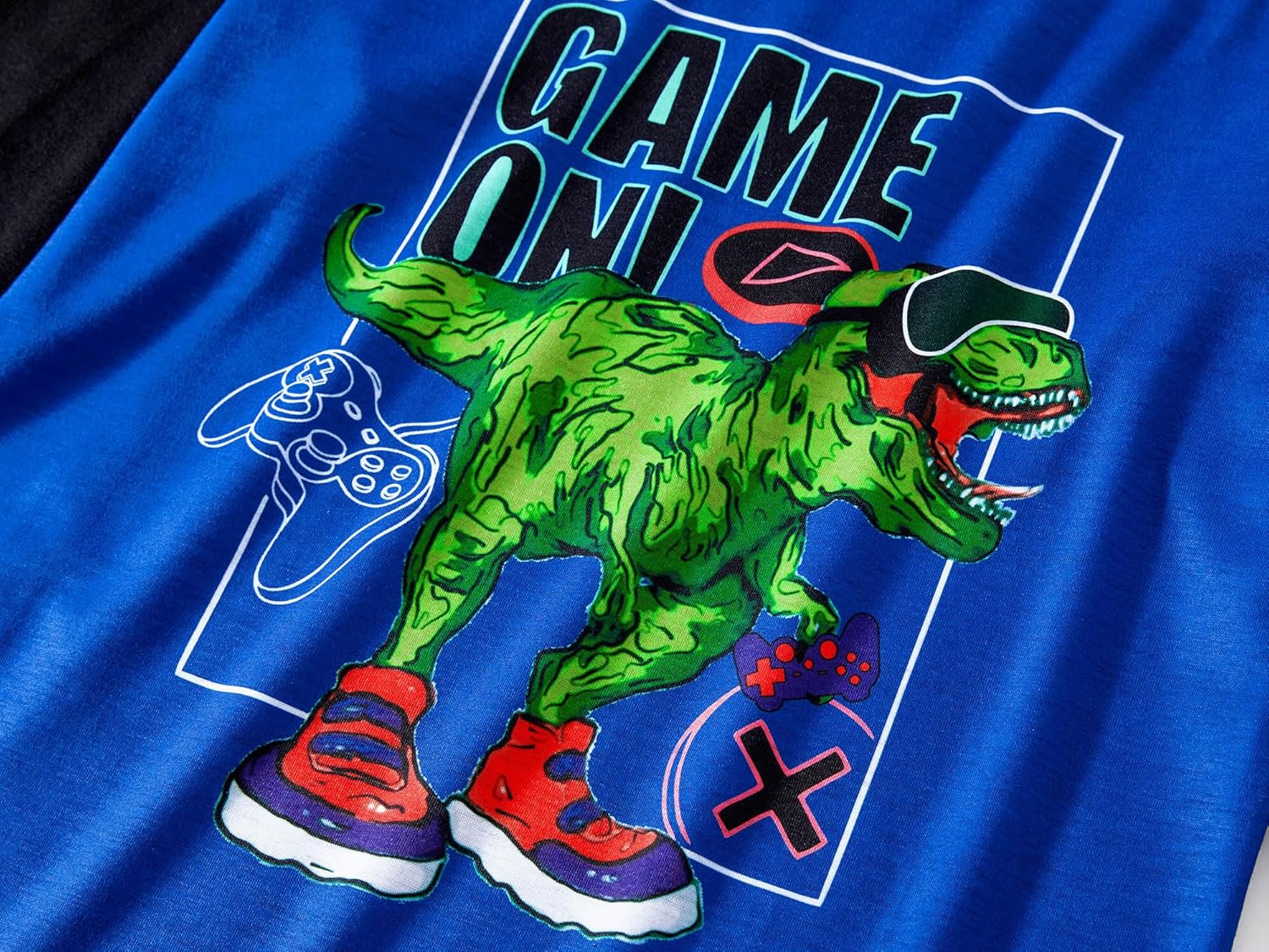 Beezizac Pajamas for Boys Game/Ninja/Dinosaur Long Sleeve & Pants PJ Size 6-18 - Image 2