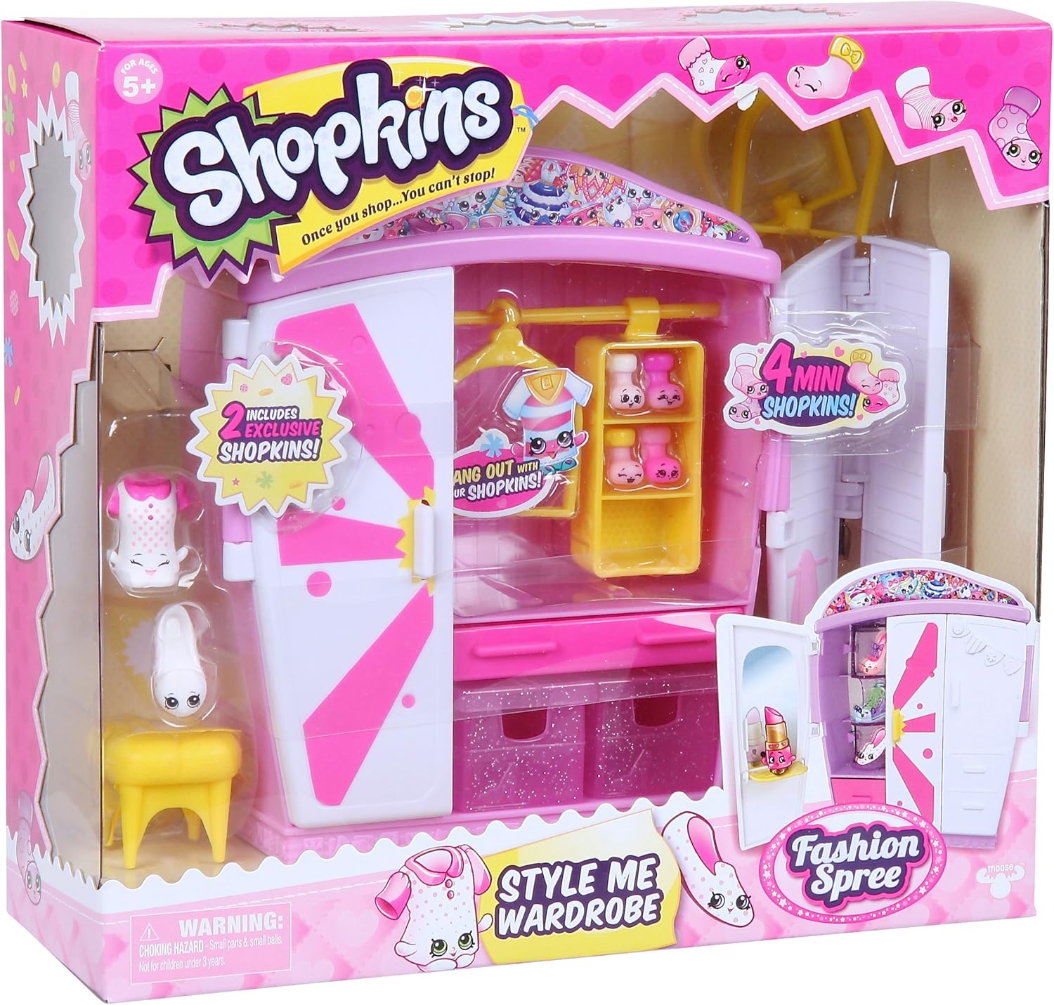 Shopkins Style Me Wardrobe Fashion Playset