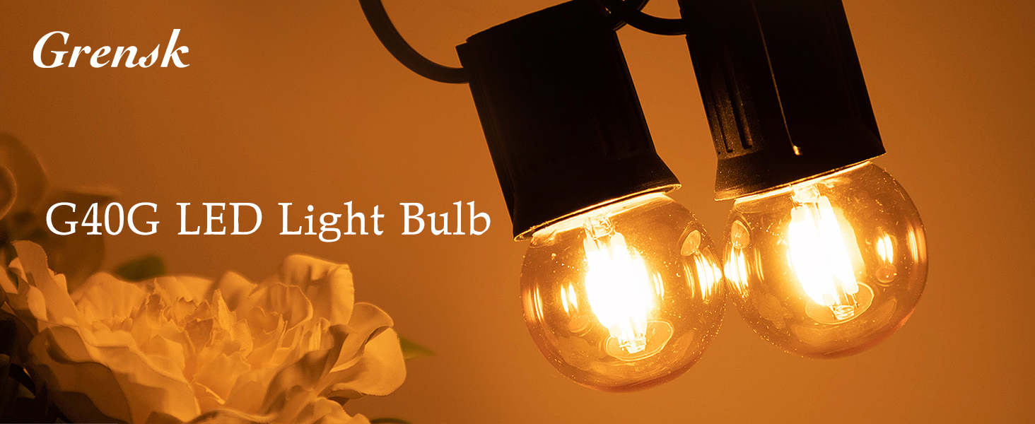 Grensk G40 Low Watt Light Bulb Edison LED Bulb Mini Globe Light Bulbs 1W Equivalent to 10Watt Incandescent E26 Screw Base Led Bulbs Ultra Warm Whit Grensk G40 Low Watt LED Bulb - Ultra Warm White - Togo | Ubuy