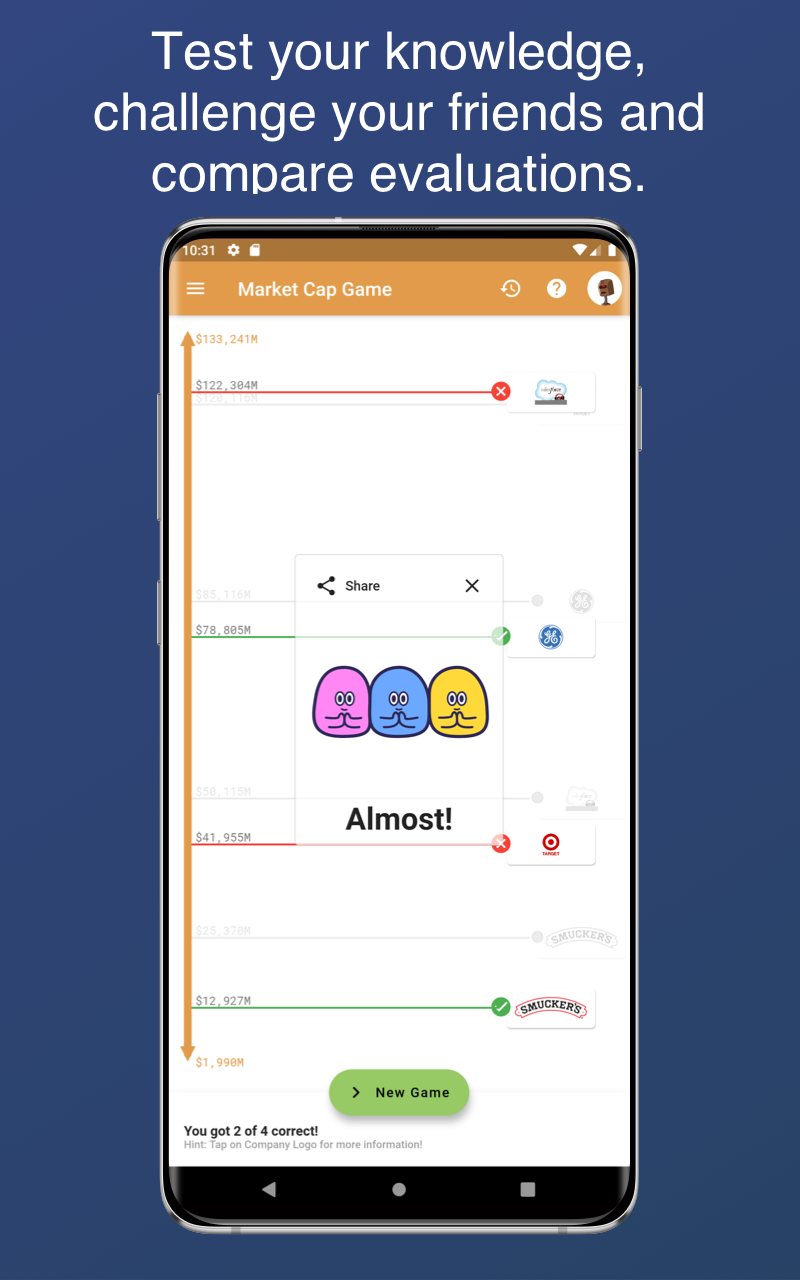 MarketCap Game-Amazonアプリストアのアプリ