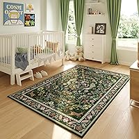 Vista 33 de Rugcomf Alfombra de pasillo lavable para cocina 2'6''x8' Alfombra de pasillo para entrada interior floral antideslizante alfombra suave para Azul