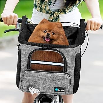 自転車　犬用バスケット Amazon.co.jp: 犬用自転車バスケット 拡張可能 ソフトサイド