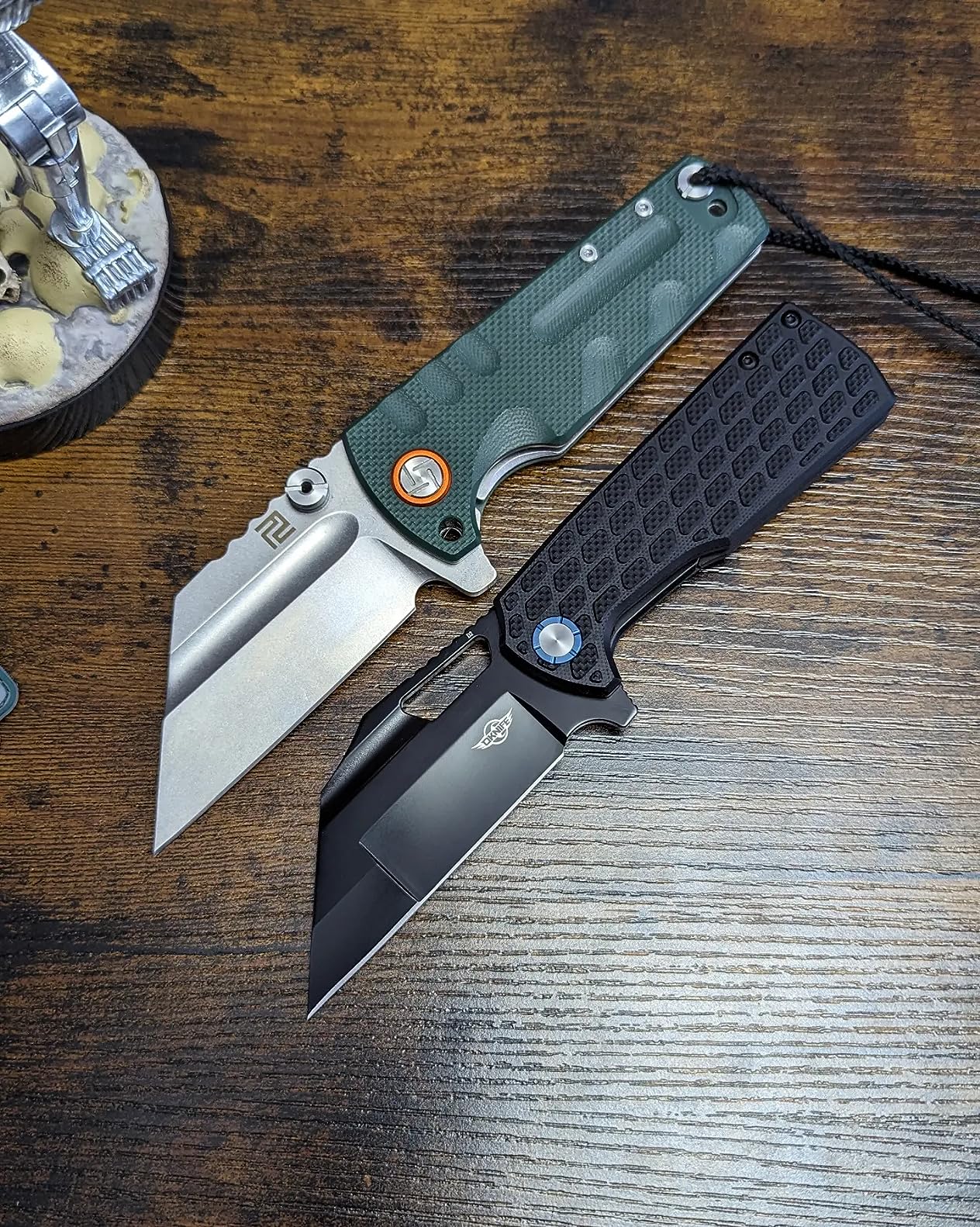 Kershaw Dawnstar Taschenmesser - Hawkbill Blackwash Klinge 8,9 Cm, Taktisches EDC Messer Mit Pocketclip