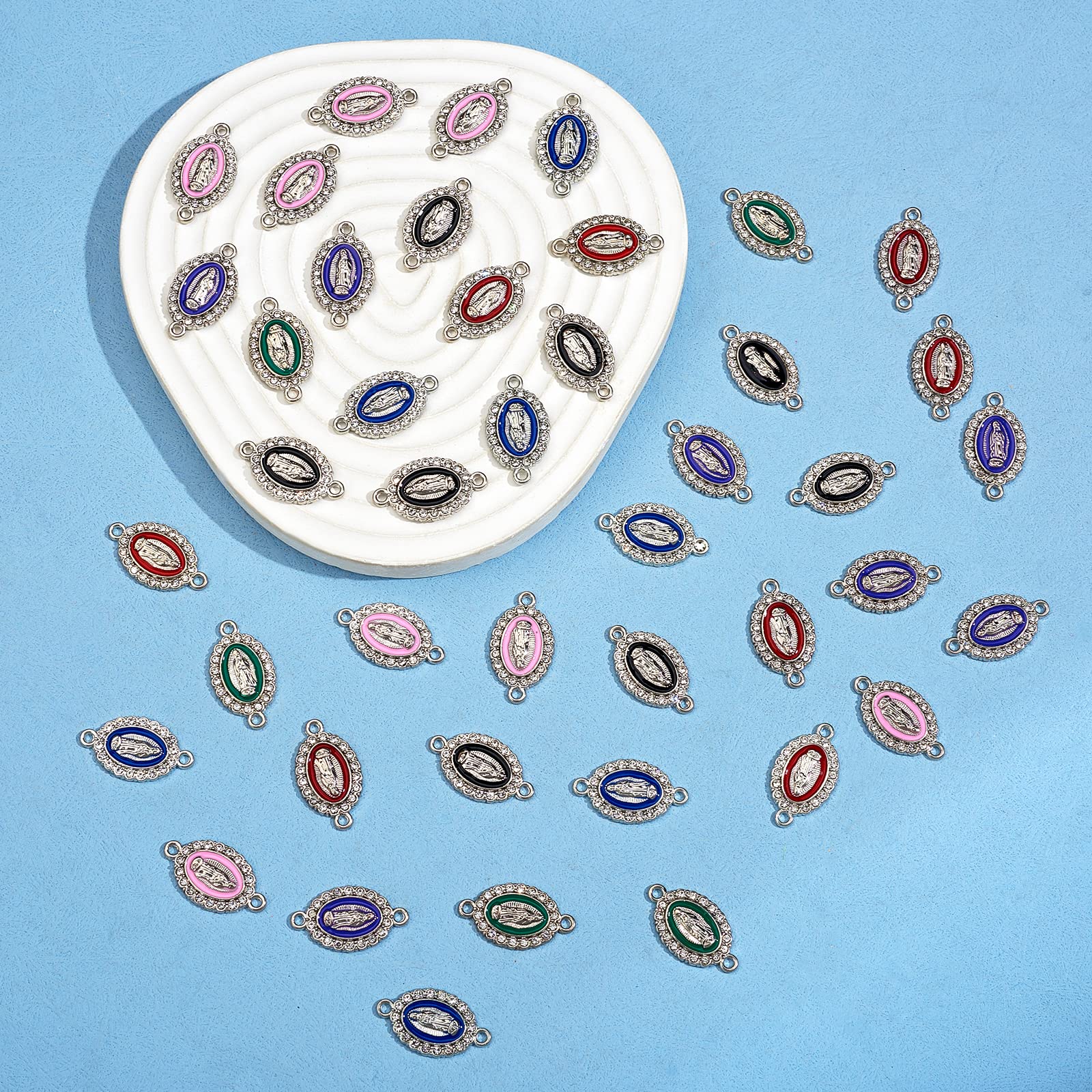 35-Piece Evil Eye Charm Set - Jewelry Making Pendants For Necklaces & Bracelets