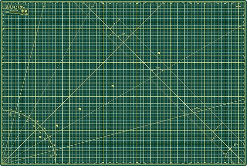 Vista 17 de Elan Tapete de corte A4 verde, tapete de corte autorreparable de 9 x 12 pulgadas, tabla de manualidades de 5 capas verde, tabla de pasatiempos