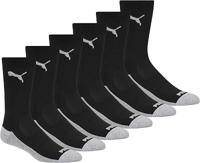 PUMA Men's Crew Socks (6-Pack)