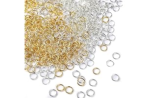 600Pcs 8mm Open Jump Rings - Crafting Made Easy