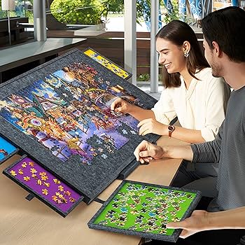 puzzle【20個】 Amazon.com: Tektalk Jigsaw Puzzle Table with Integrated