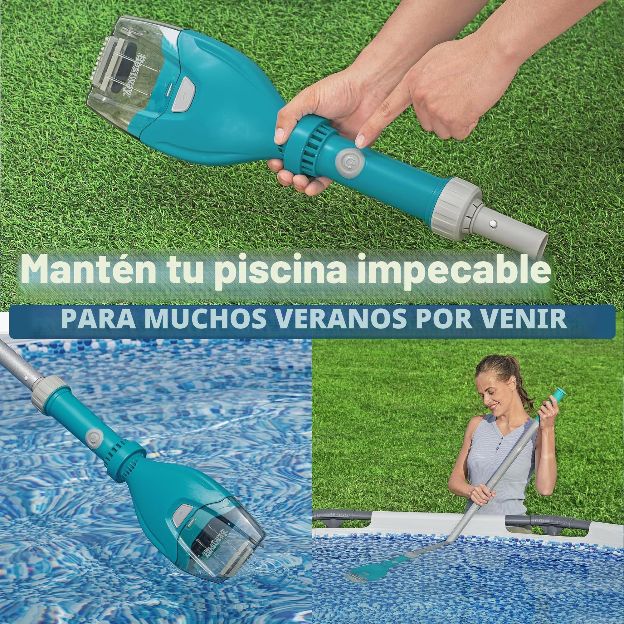 Bestway Aspiradora inalámbrica AquaTech para Piscina
