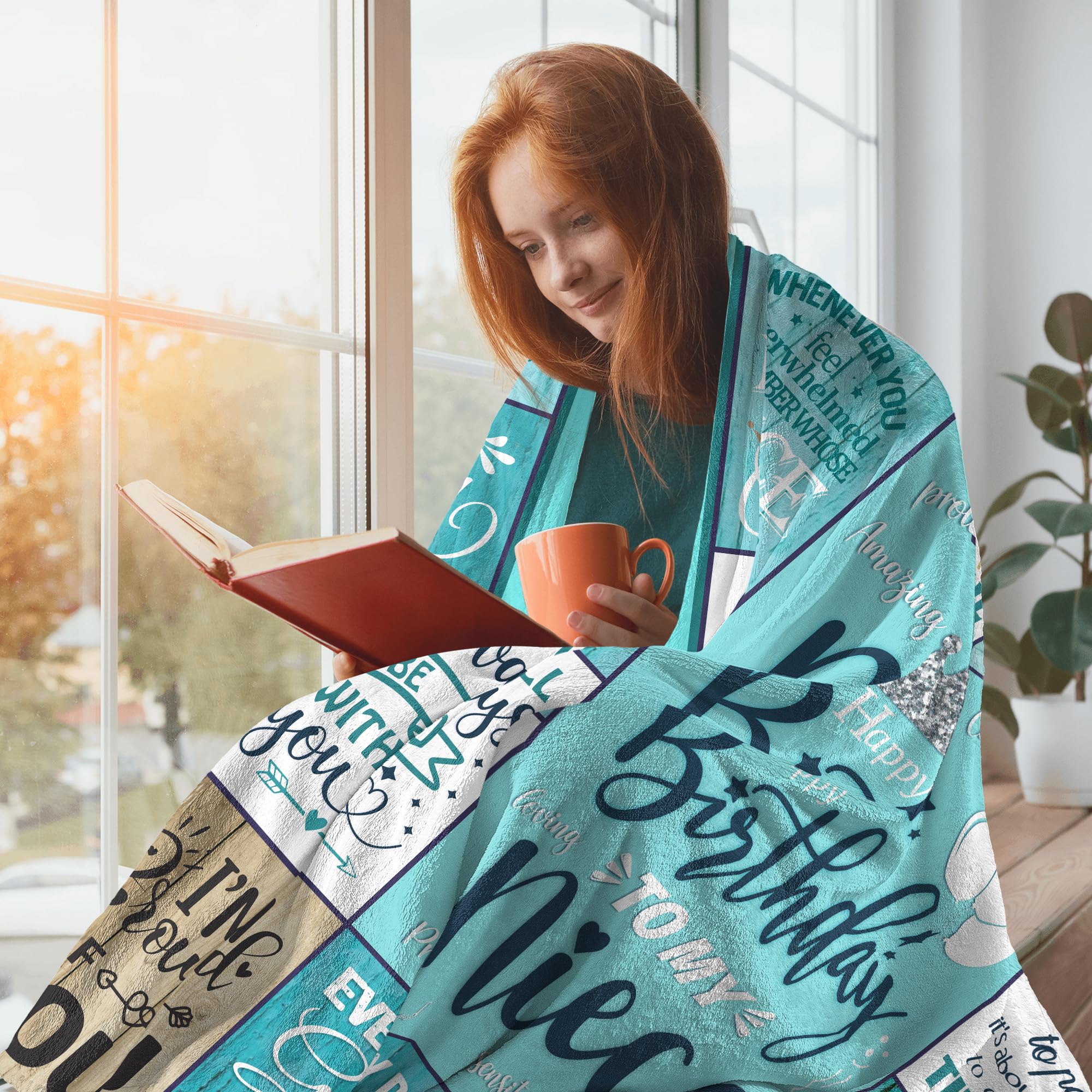 Keeinow Flanelldecke Als Geburtstagsgeschenk Für Nichten – 127 X 152 Cm, Weich, Wärmend, Personalisierbar