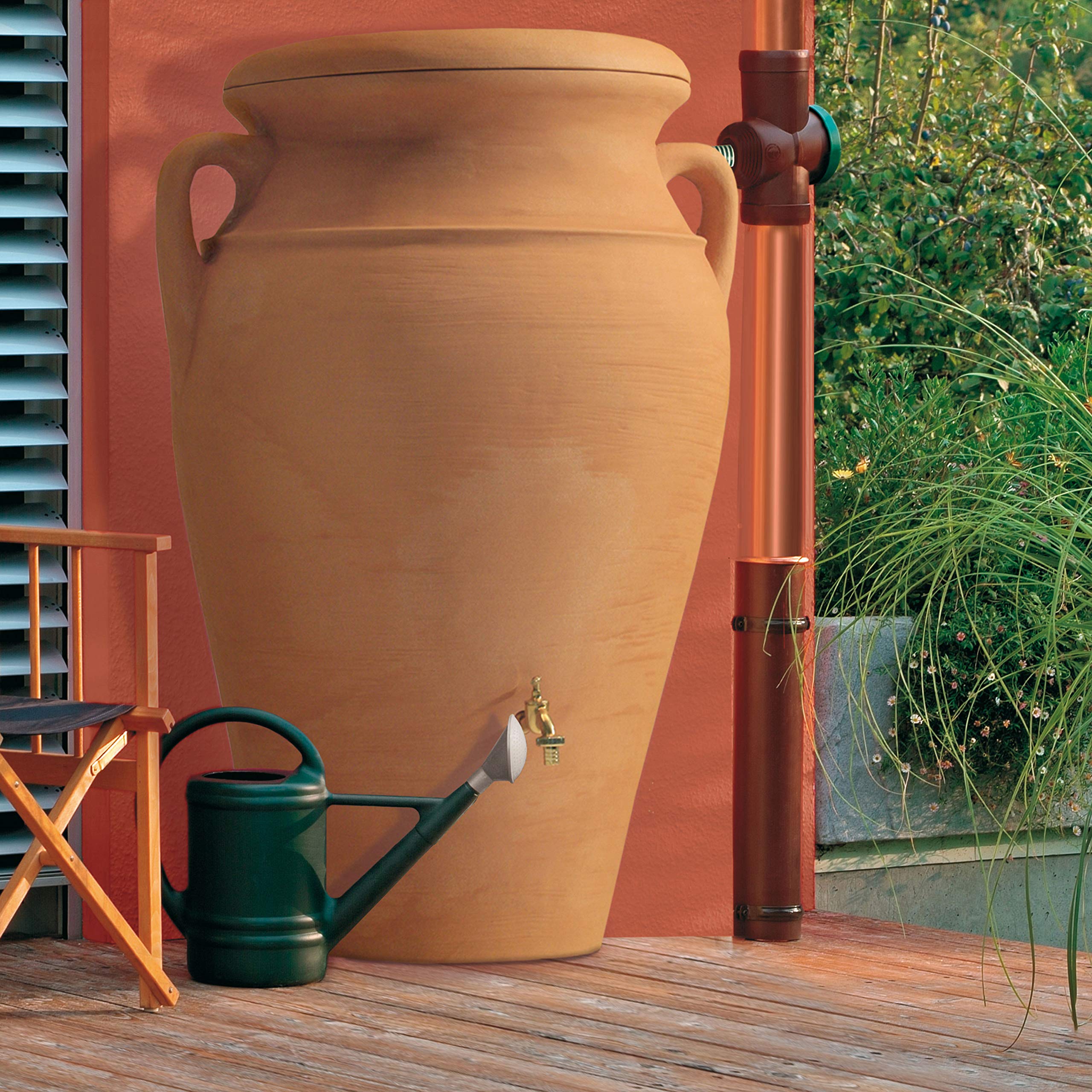 Regentonne Helena 300 Liter Terracotta