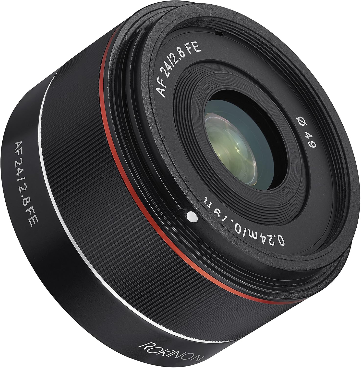 Rokinon AF 24mm f/2.8 Wide Angle Auto Focus Lens for Sony E-Mount, Black (IO24AF-E)