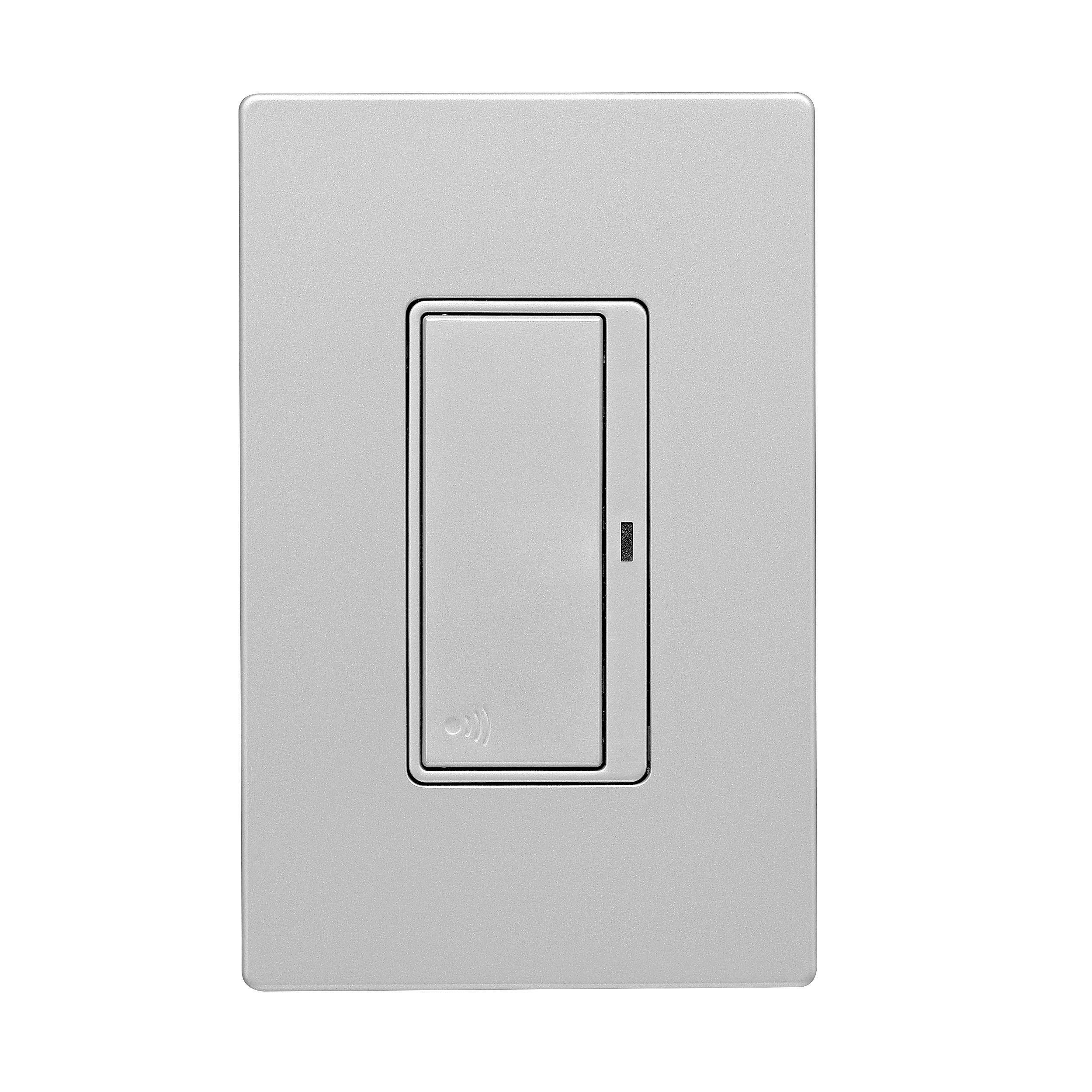 EATON RF9601DSG Z-Wave Plus Wireless Switch, Silver Granite
