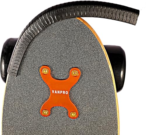 Vista 17 de vanpro Protector de cubierta para patineta, excelente protección de bordes, longboard, protector de nariz y cola para tabla reforzada, cubierta