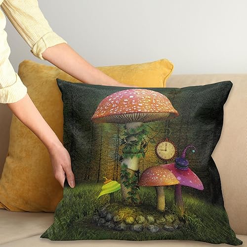 Vista 78 de Ambesonne Orient - Funda de cojín para cojín, diseño floral tradicional de Oriente Medio, clásico, bohemio, antiguo, cultura persa, funda