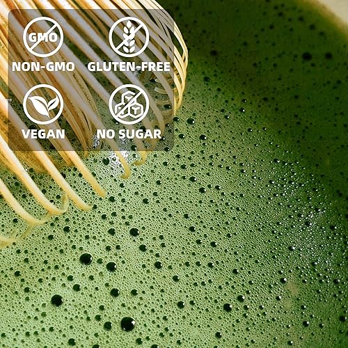 Miniatura 5 de Polvo de té verde matcha, matcha orgánica de grado culinario premium, matcha 100% natural puro para lattes, hornear y batidos (3.53 onzas  3.53 oz)