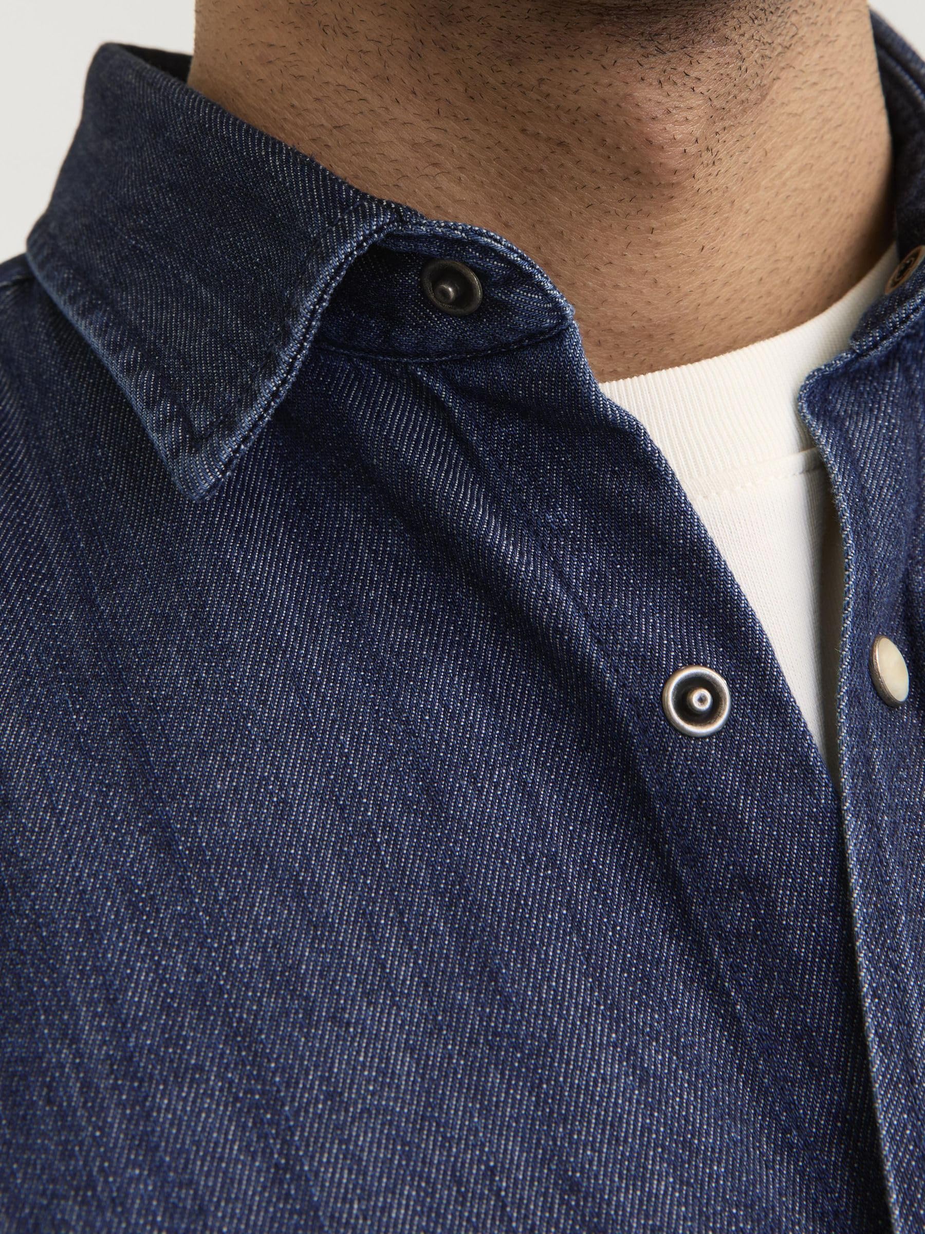 R.D.D. ROYAL DENIM DIVISION Męska koszulka dżinsowa Rddlesner L/S Noos Rddlesner Denim Shirt L/S Noos (1 opakowanie)