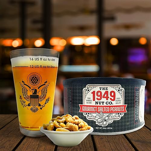 Miniatura 7 de The 1949 Nut Co. Maní gourmet salado estilo Virginia  Tostado en aceite y frito con un crujido único y crujiente  Extragrandes, hechos a mano en EE.