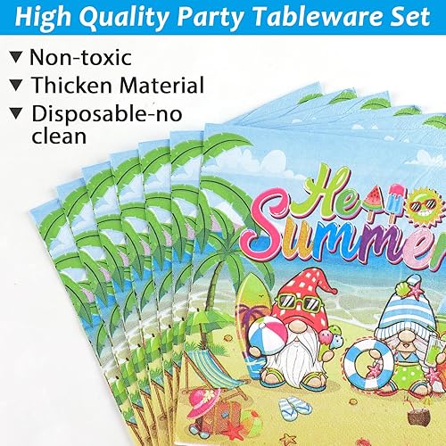 Miniatura 173 de Juego de 96 platos de fiesta de avión, servilletas, vajilla de avión, suministros para fiesta de cumpleaños, vajilla de papel desechable